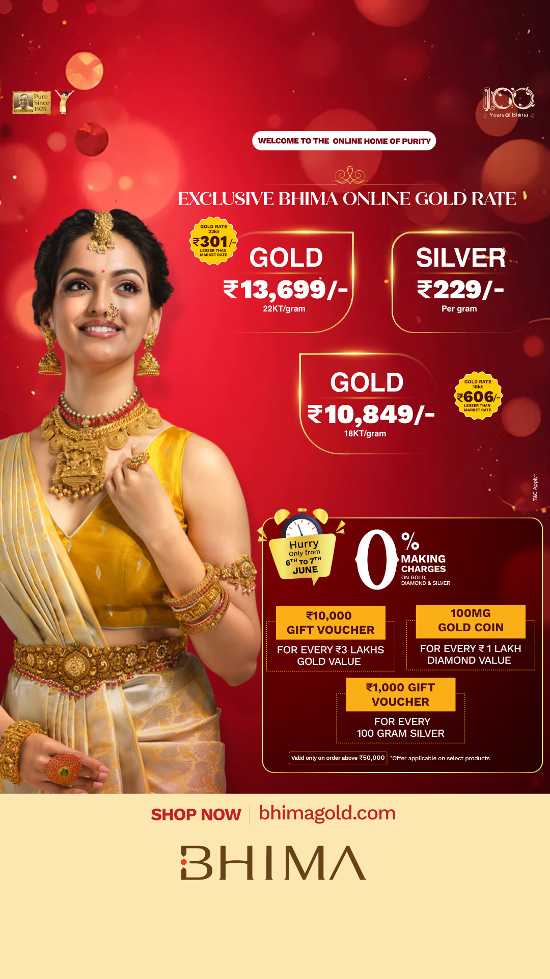 Bhima Gold - B Krishnan Group Facebook ad