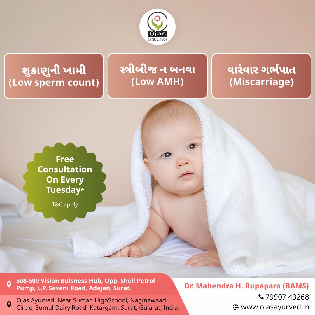 Ojas Ayurved Facebook ad: Ayurvedic Fertility Care for Couples