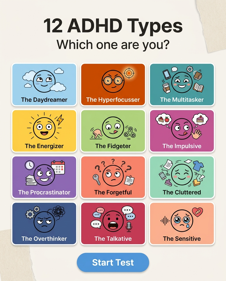 ADHD Clarity Test Facebook ad