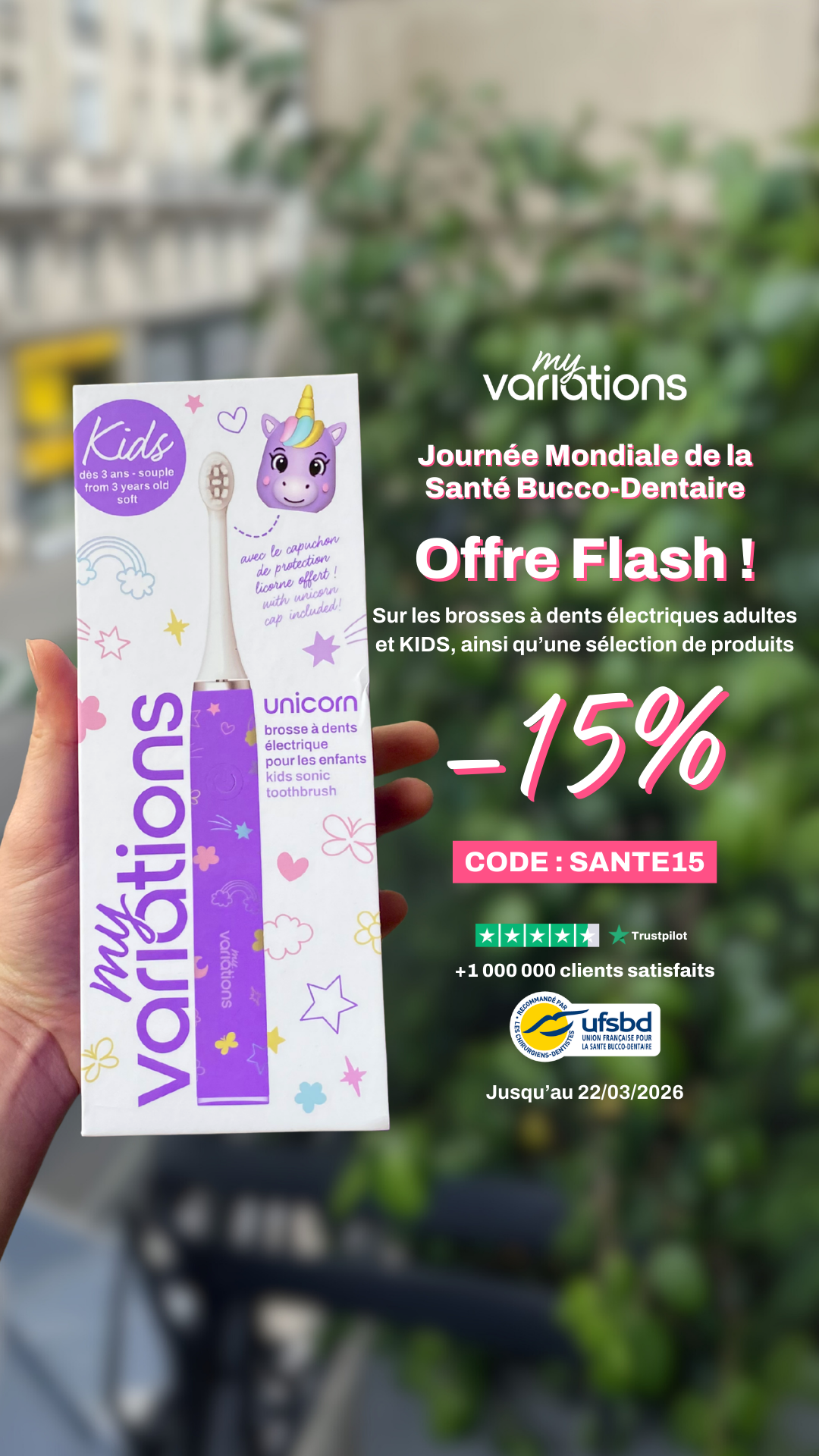 My Variations Facebook ad