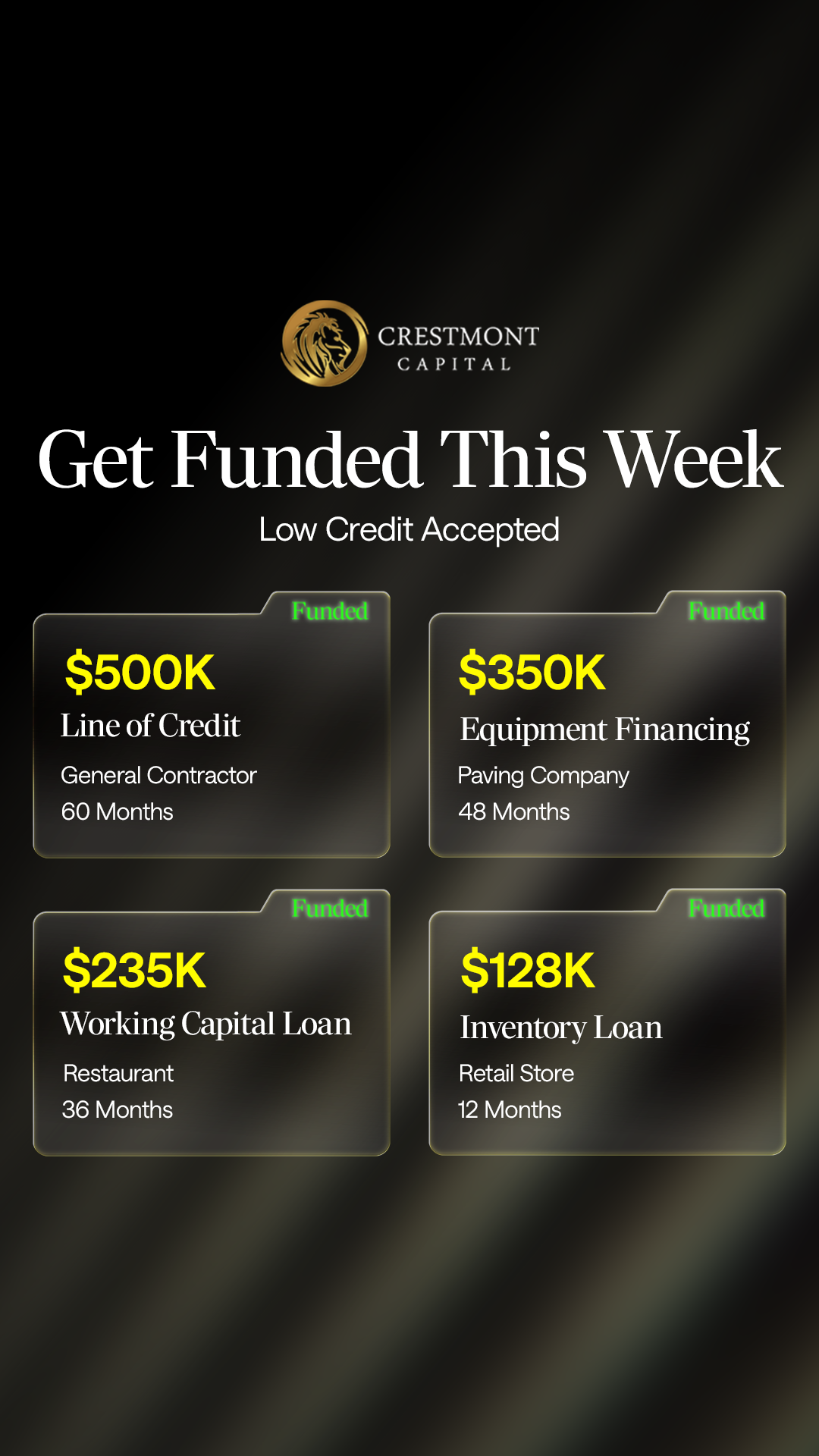 Crestmont Capital, LLC. Facebook ad