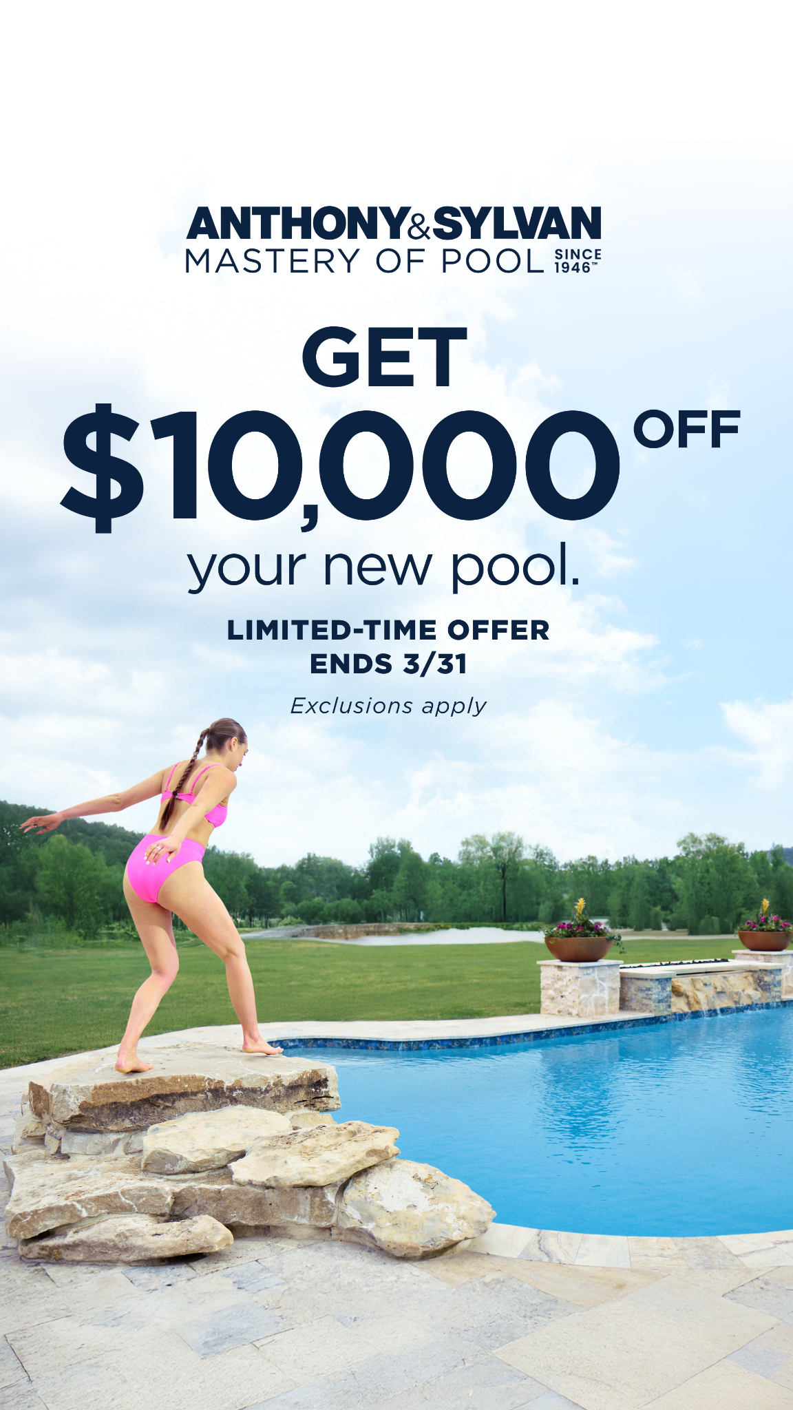 Anthony & Sylvan Pools Facebook ad