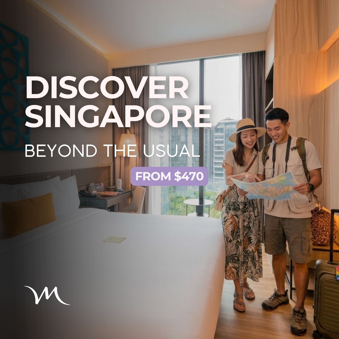 Mercure Singapore on Stevens Facebook ad: 3, 5 or 7 Nights in Singapore, Your Way