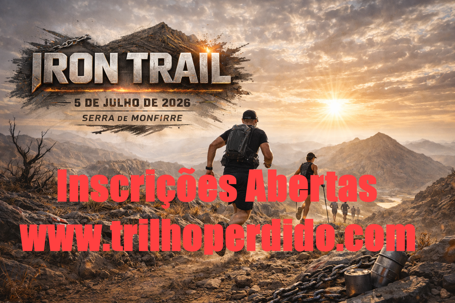 IRON TRAIL Facebook ad: Prova de Trail inserida nos circuitos nacionais realizada…