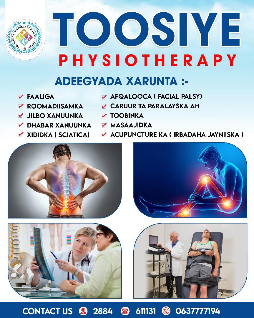 Toosiye physiotherapy borama Facebook ad