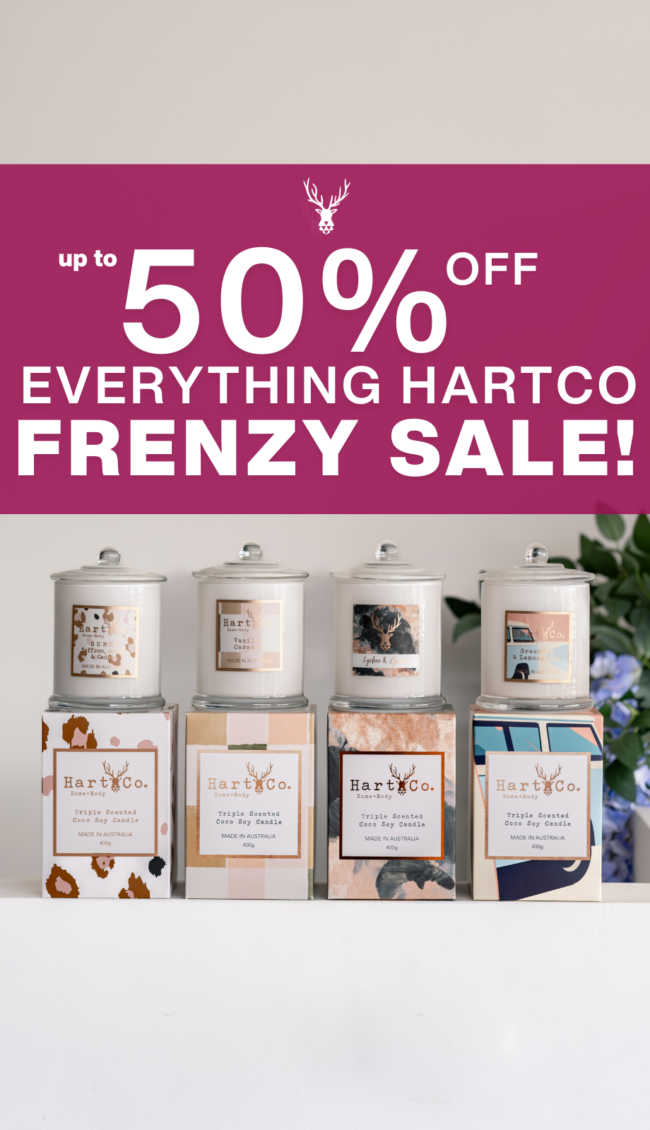 HartCo. Home + Body Facebook ad
