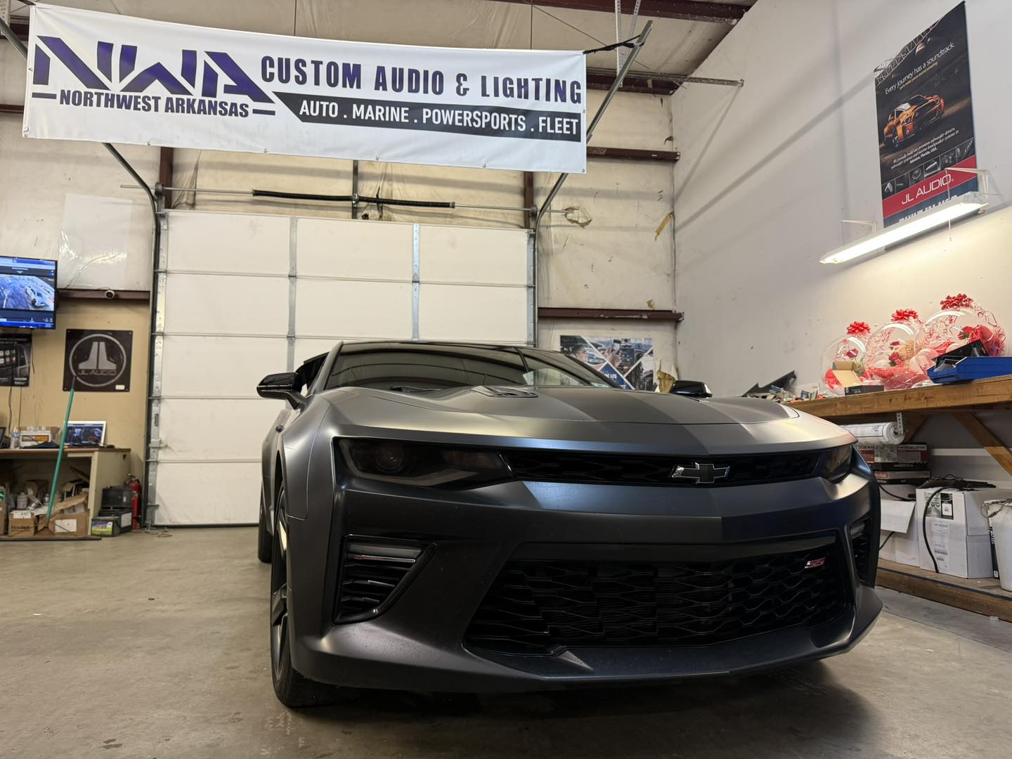 NWA Custom Audio & Lighting Facebook ad: Camaro
