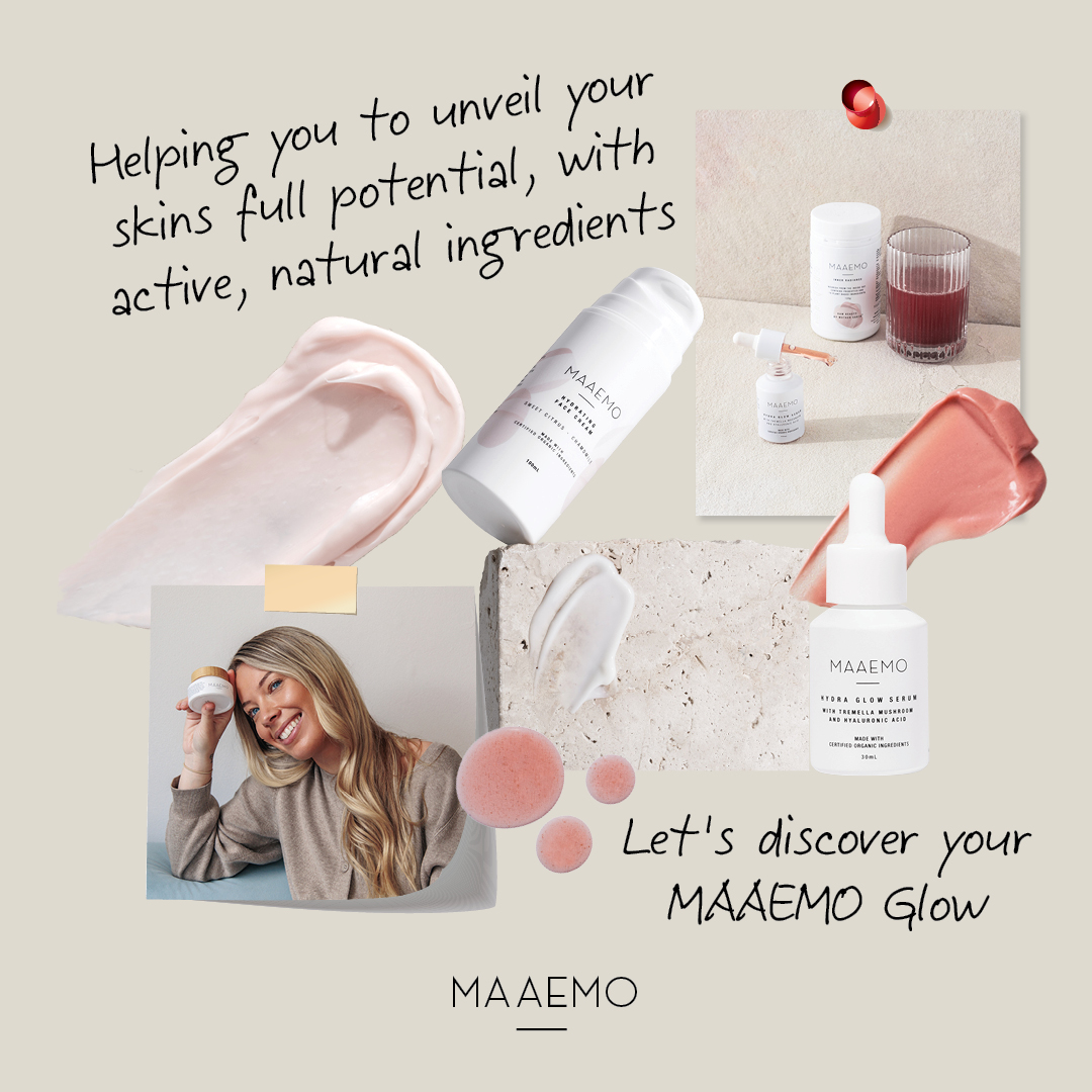 Maaemo Organic Skincare Facebook ad