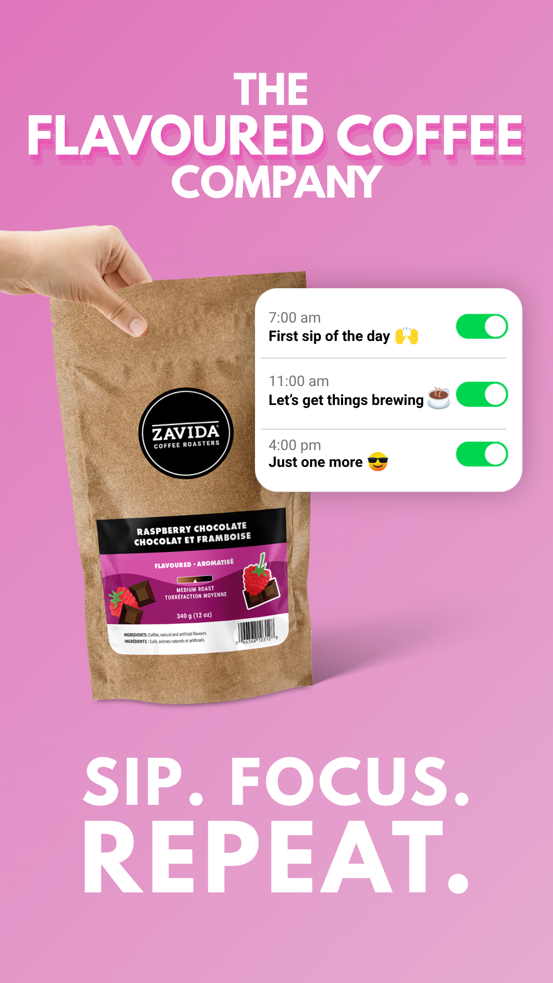 Zavida Coffee Roasters Facebook ad