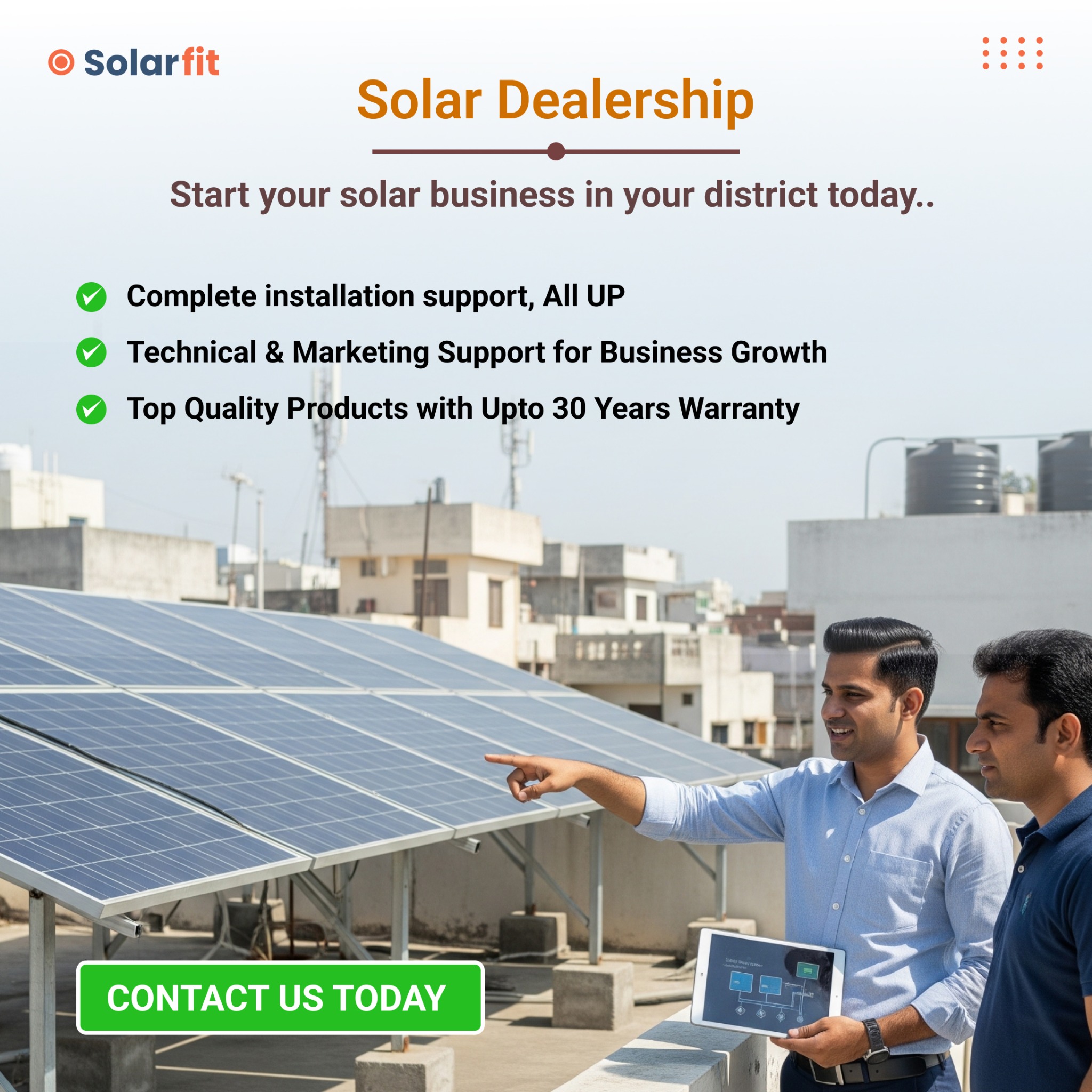 Solarfit Facebook ad: Talk to us