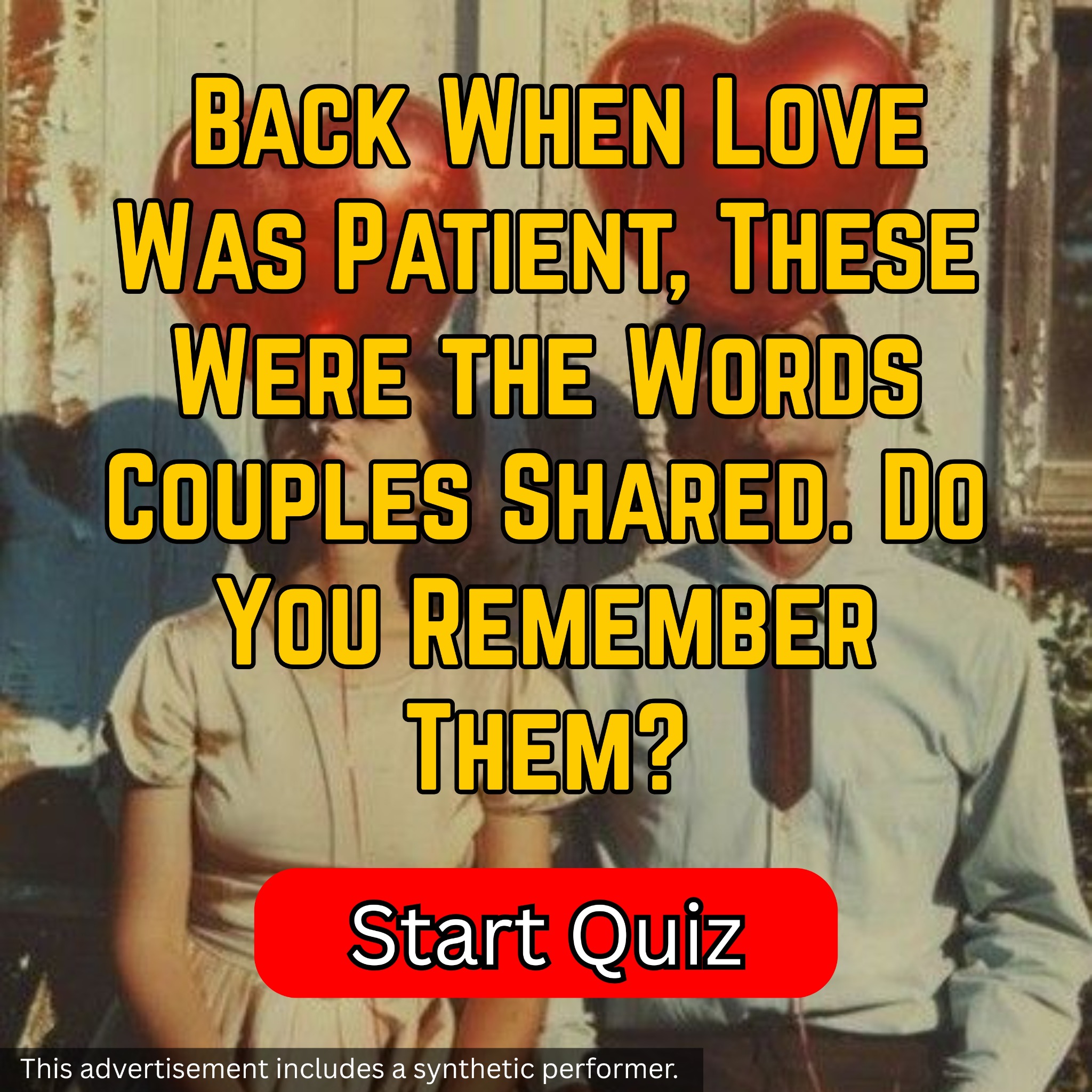 Furry Friends Quiz Club Facebook ad: Sweetheart Sayings Challenge