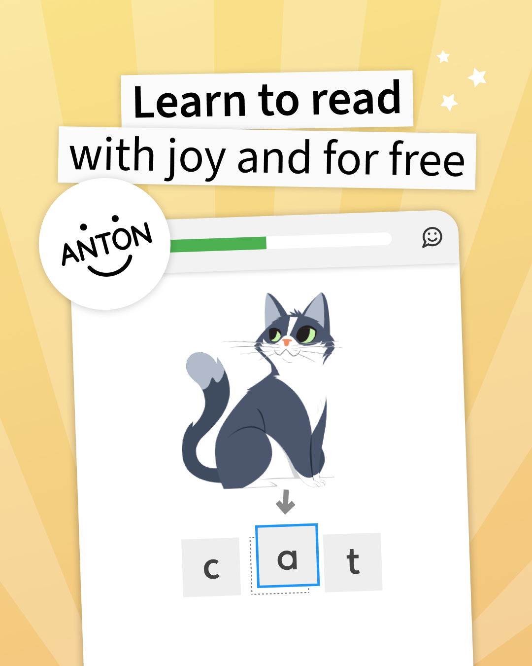 ANTON - the free learning app for school Facebook ad