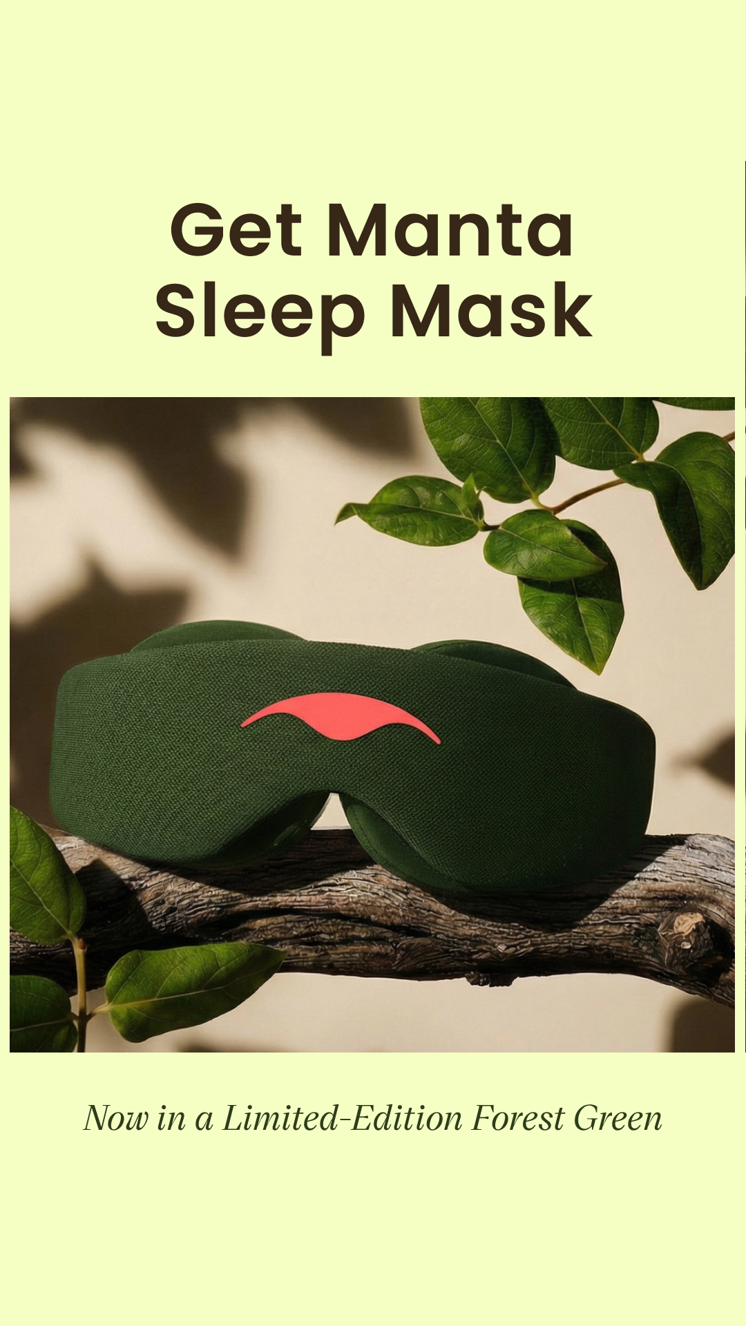 Manta Sleep Facebook ad