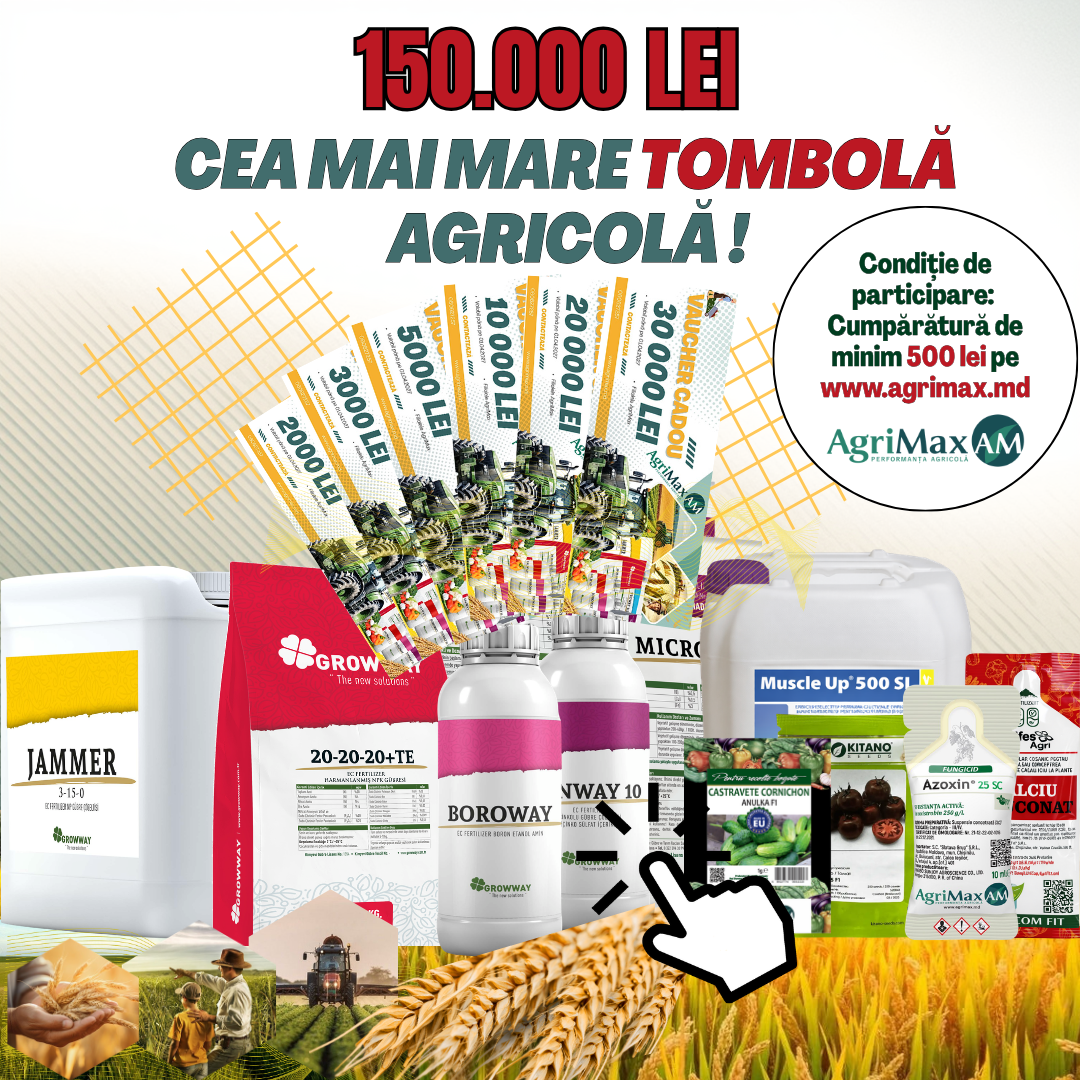 AgriMax Moldova Facebook ad: Cea mai mare tombolă agricolă