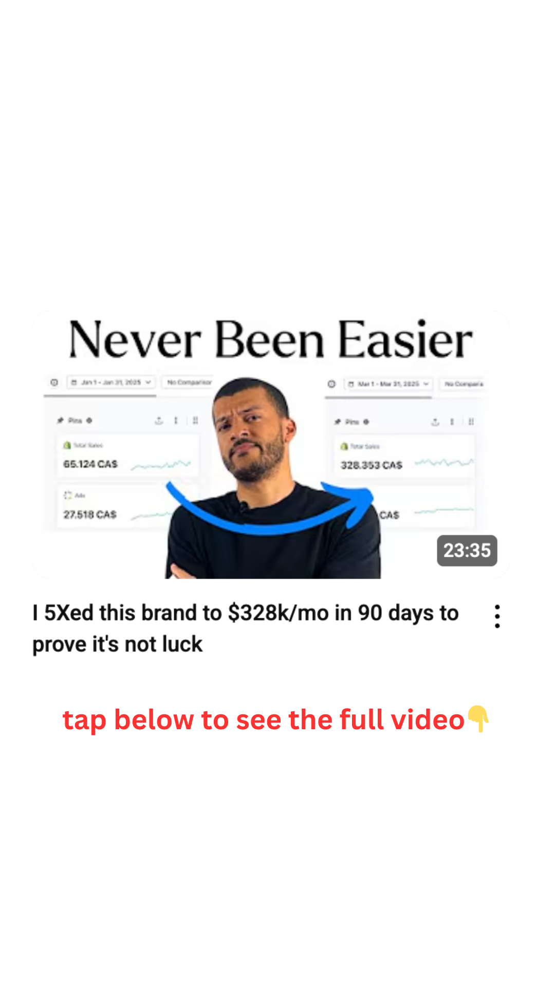 Marcus Zanquila Facebook ad
