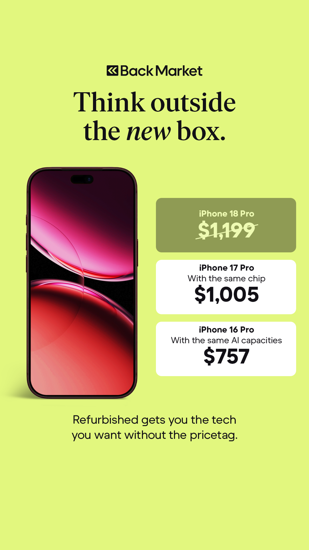 Back Market Facebook ad