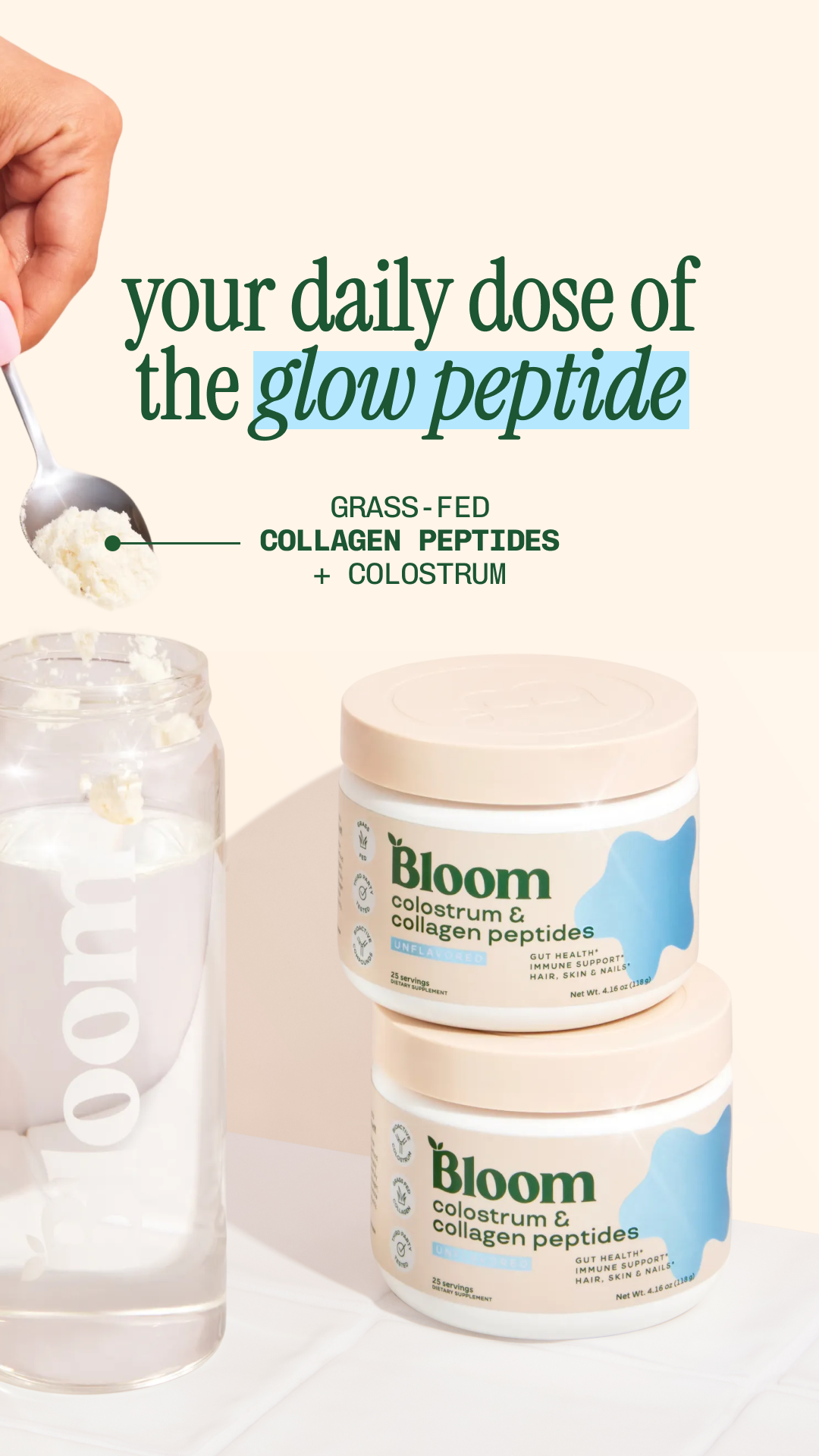 Bloom Nutrition Facebook ad