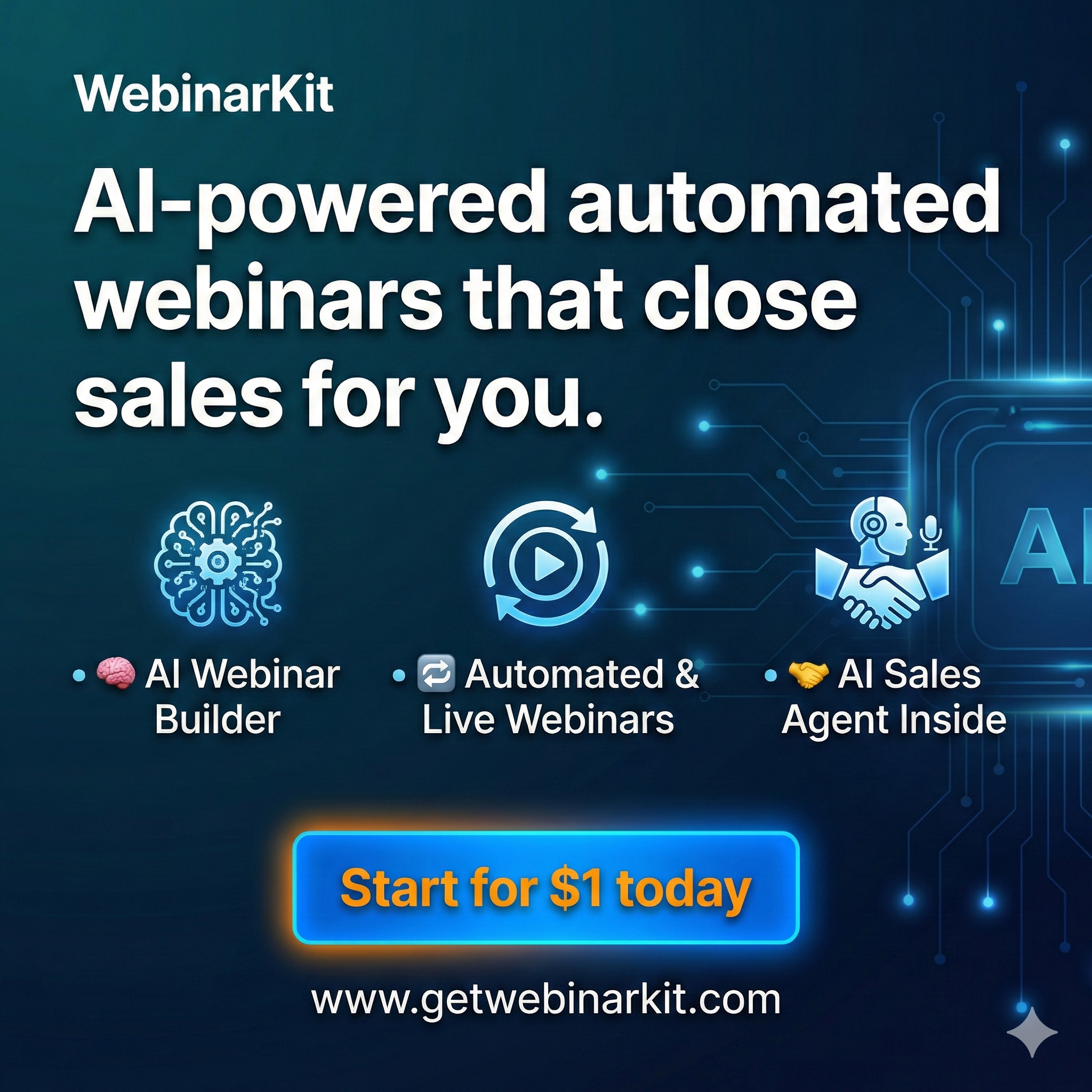 WebinarKit Facebook ad