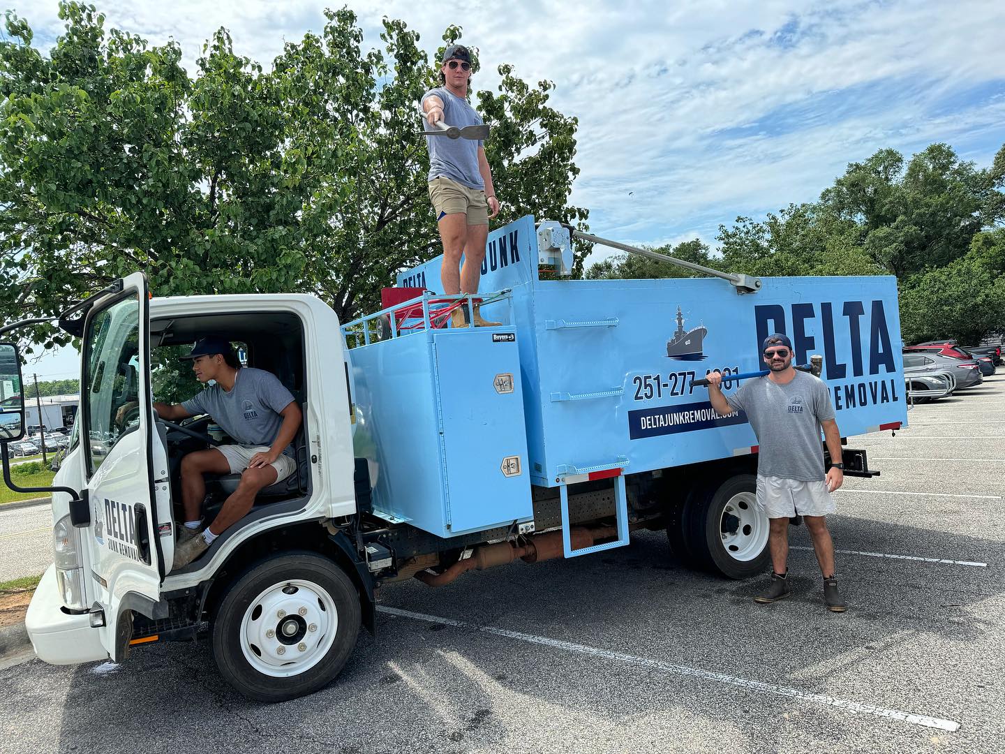 Delta Junk Removal Facebook ad: Your City's Rated Junk Removal Service!