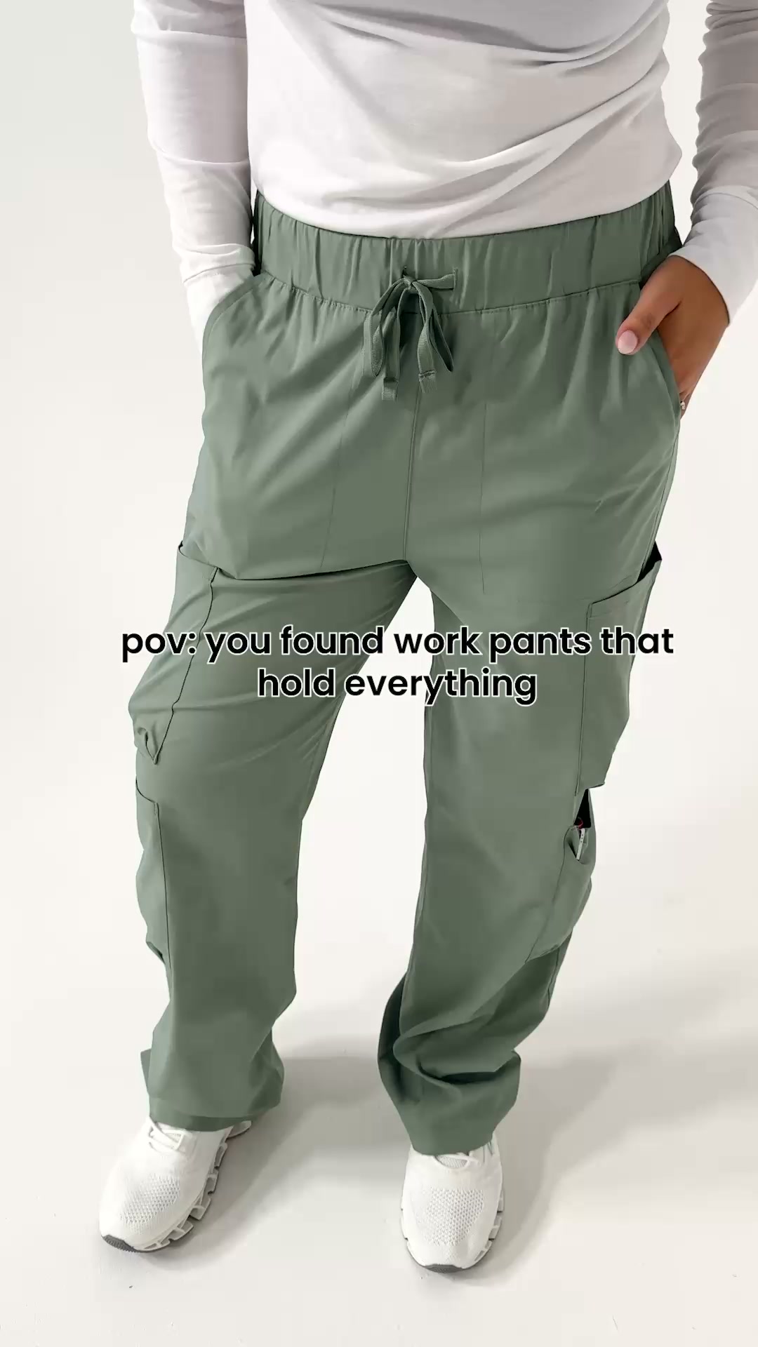 Wink Scrubs Facebook ad: Scrub Pants That Hold Everything