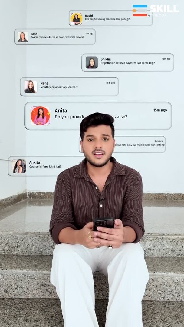 Skillinabox Facebook ad: Fashion Designing sirf ek course nahi, ek skill…