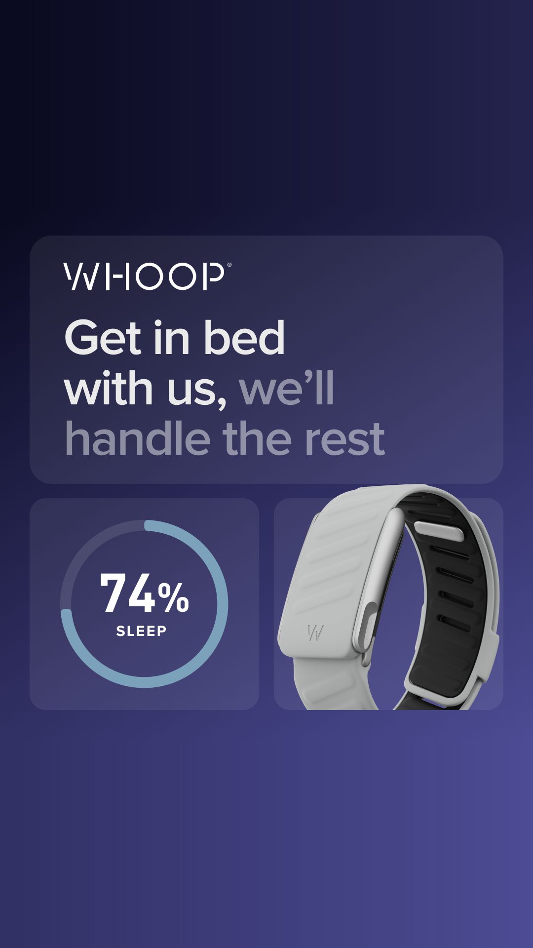 WHOOP Facebook ad