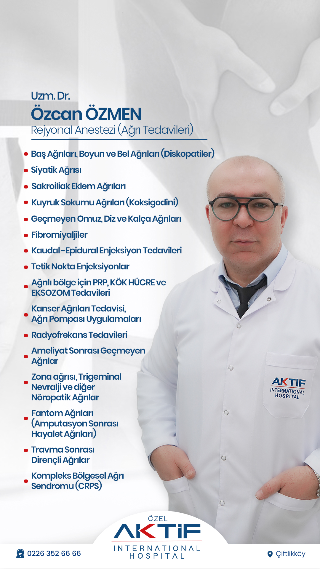 Aktif International Hospital Çiftlikköy Facebook ad from Mar 10, 2026