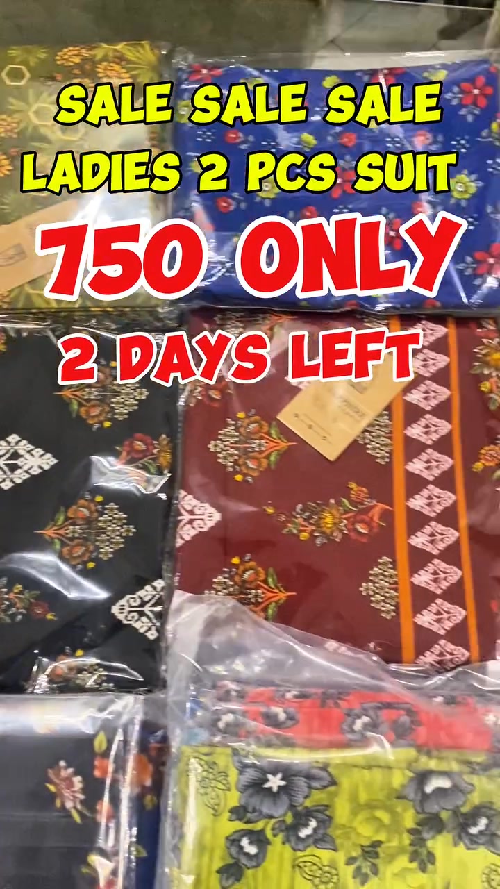 Royal Boutique Facebook ad: CASH ON DELIVERY Rs.750 2PC SUIT | Resellers Ke Liye…