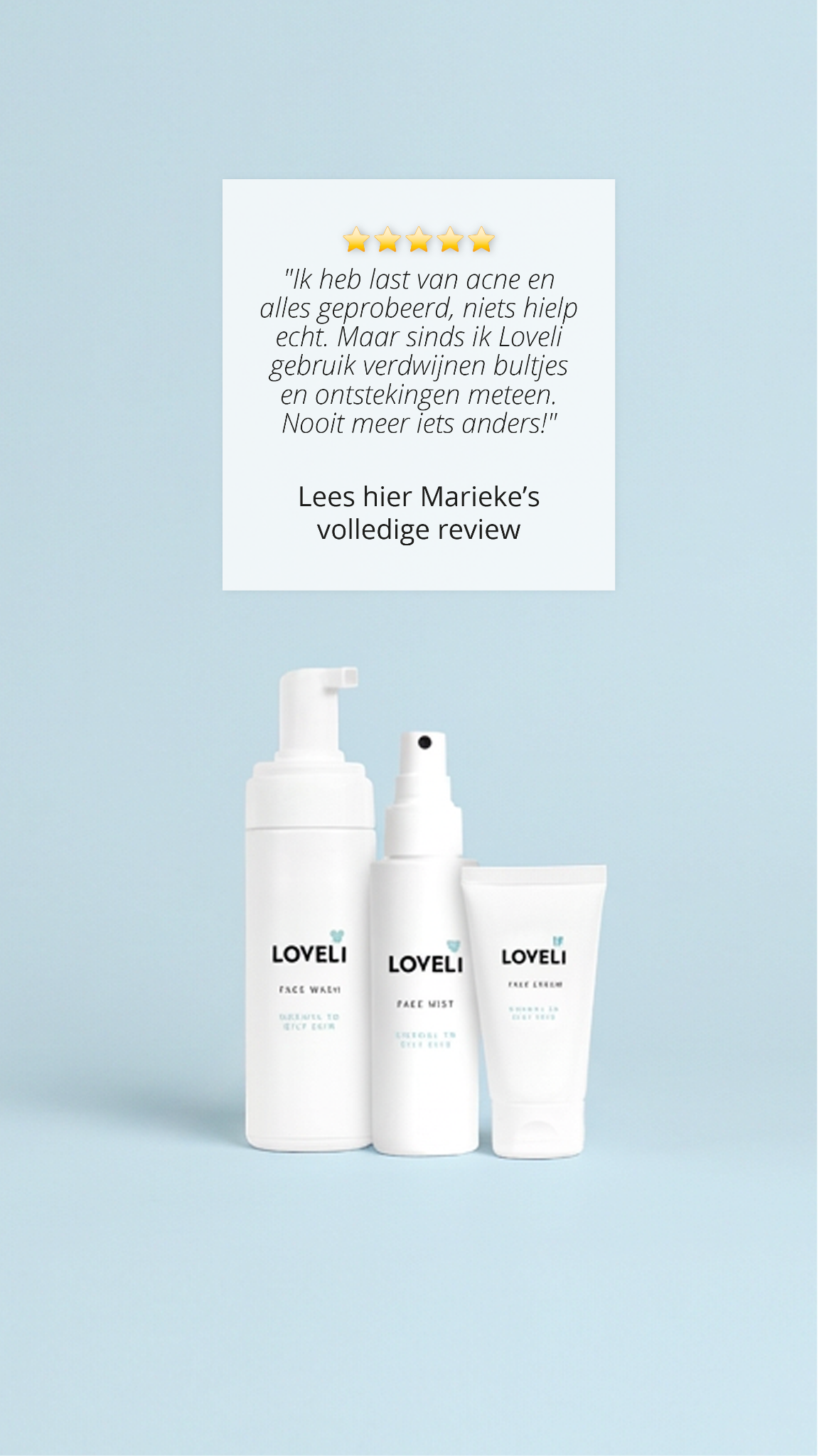 Loveli Facebook ad