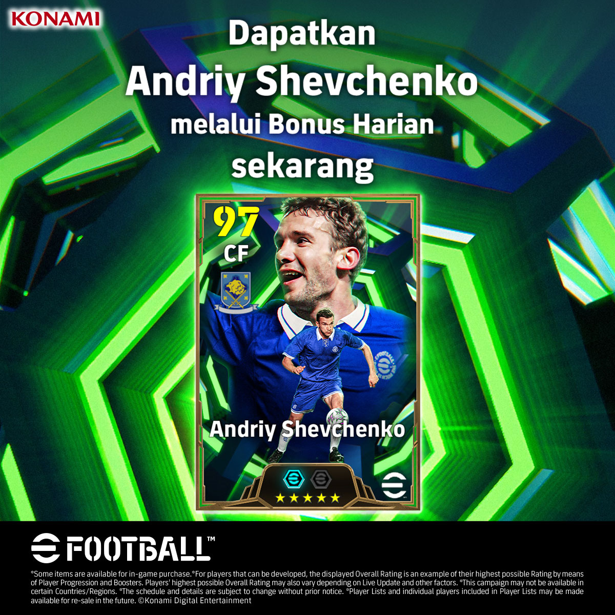 Konami App Facebook ad