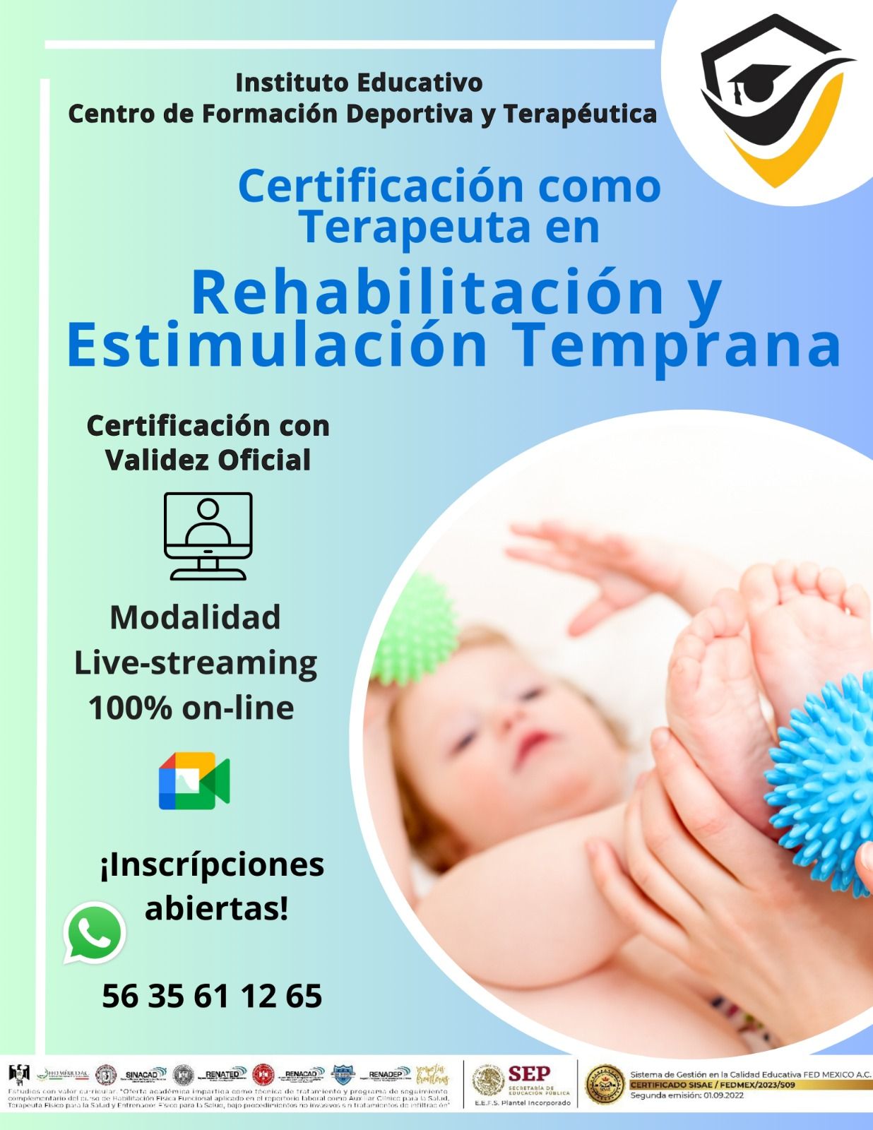 Instituto Educativo Centro De Formación Deportiva Y Terapéutica Facebook ad: CAPACITATE