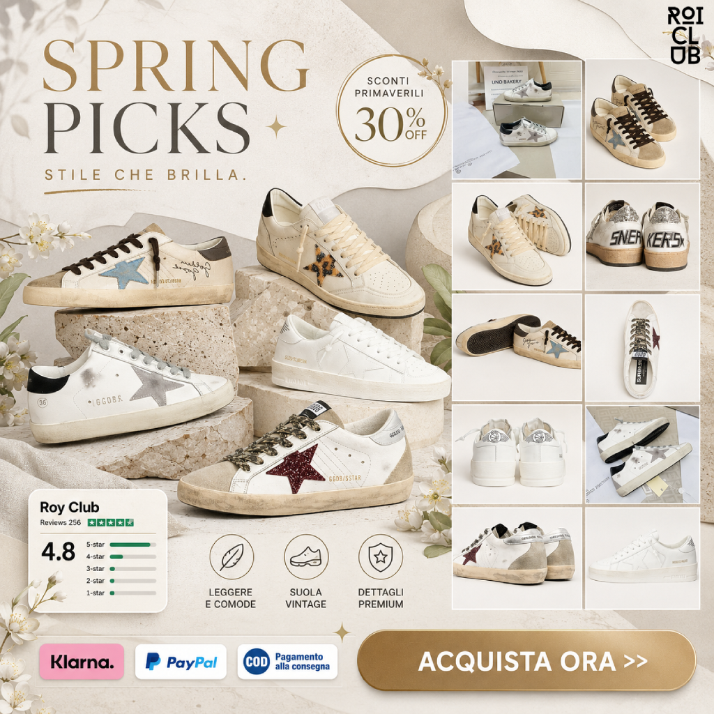 Roi Club Facebook ad: Golden Goose a Prezzi Ribassati