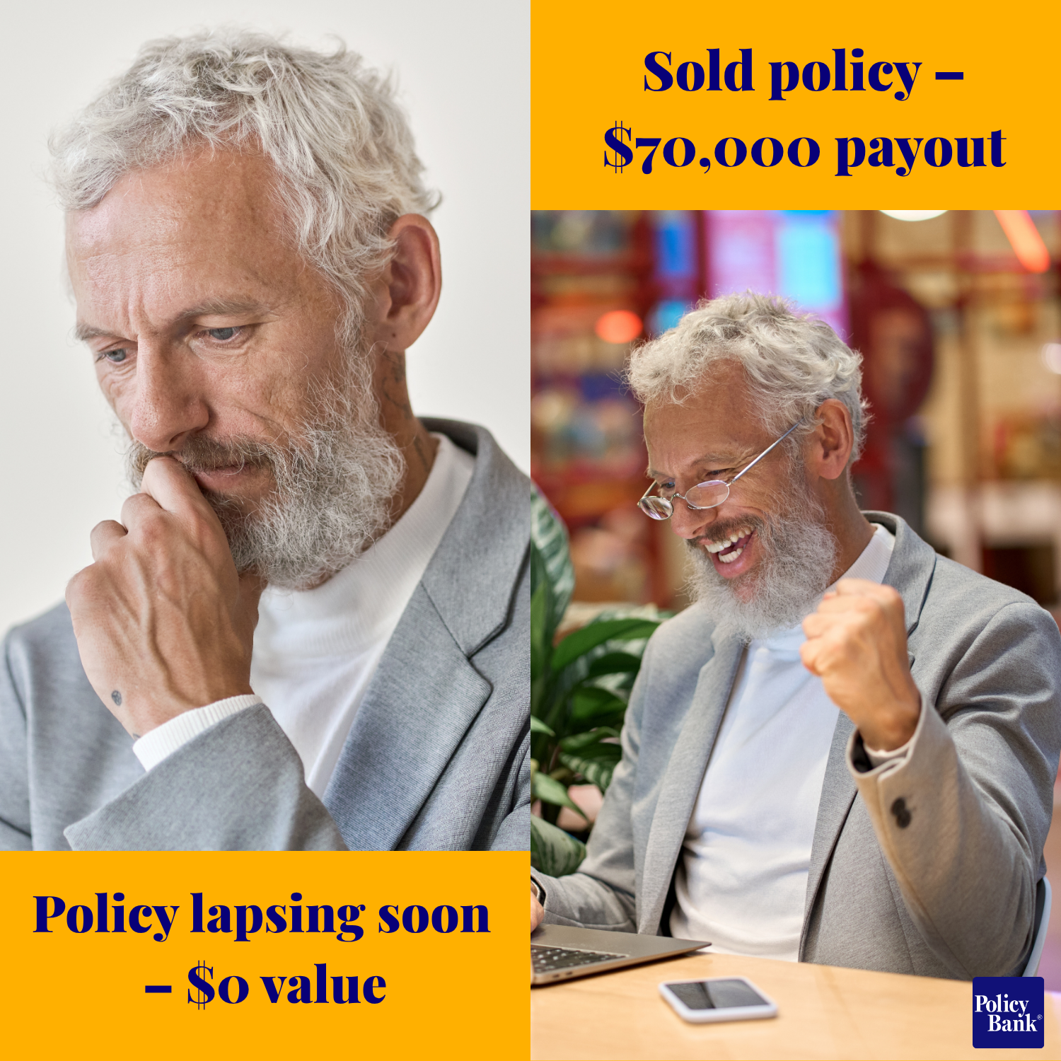 PolicyBank Facebook ad