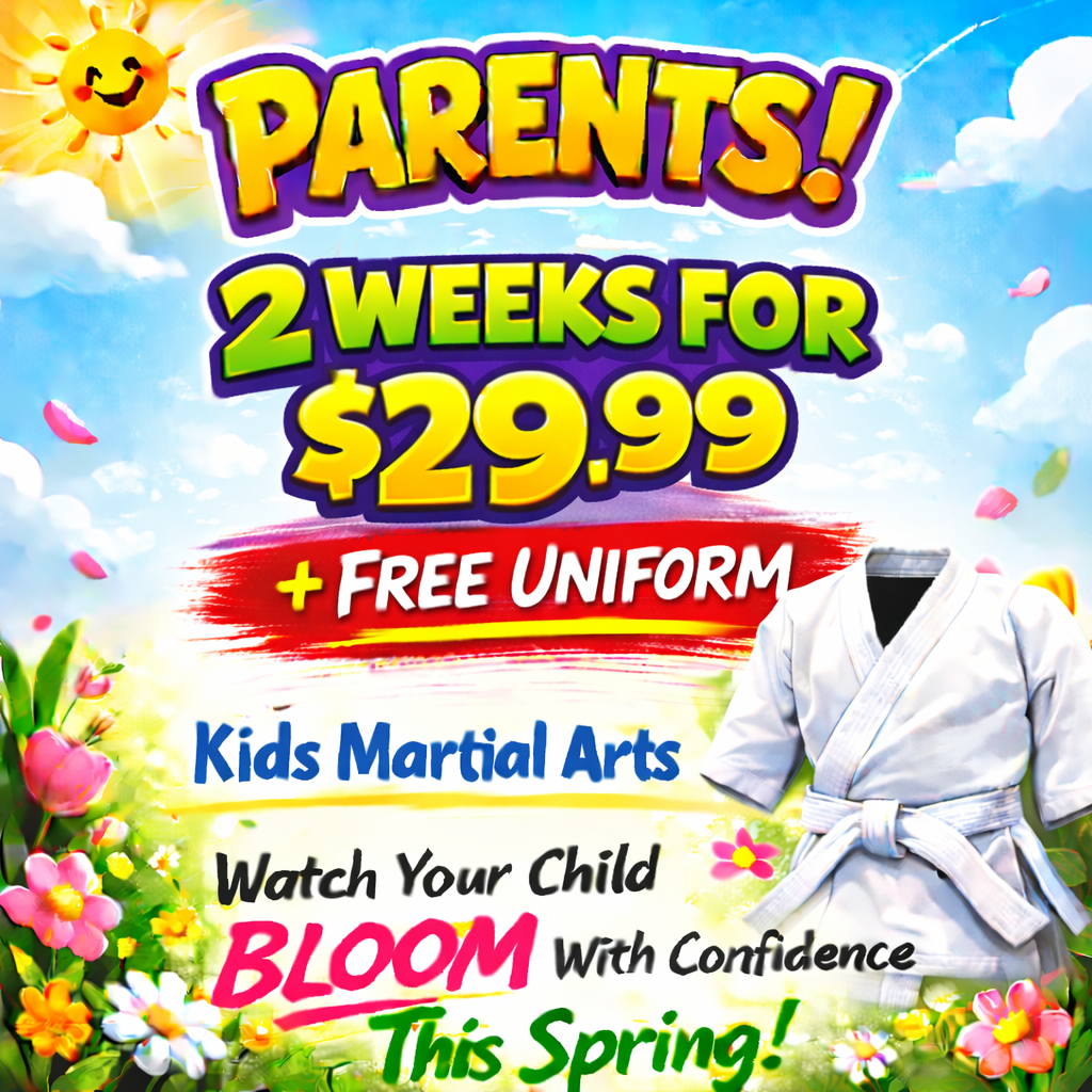 Pai's Academy of Taekwondo Saratoga Facebook ad: Spring Days Your Kids Will Remember
