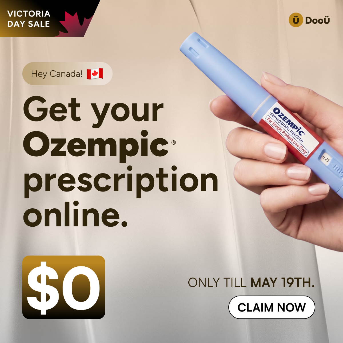 DooÜ Health Facebook ad: See If You Qualify for Ozempic