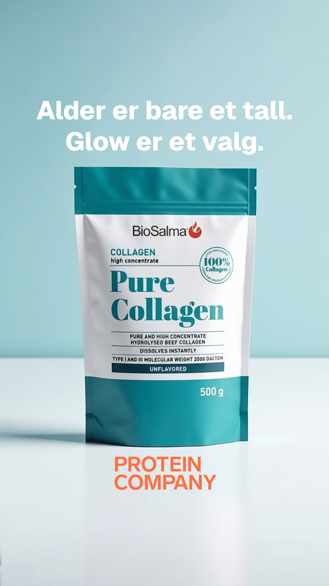 Proteincompany.no Facebook ad from Aug 13, 2026