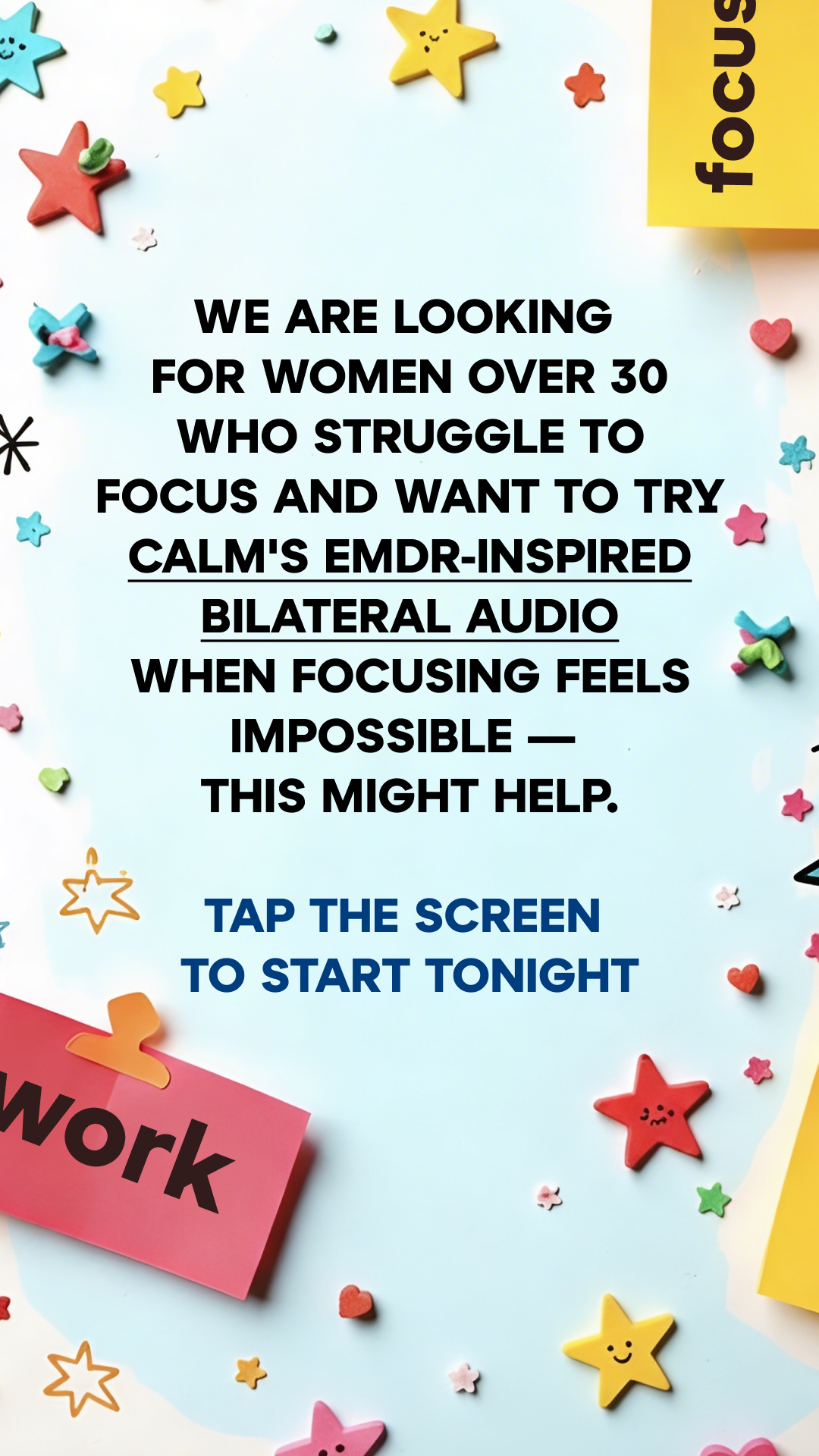 Calm Facebook ad
