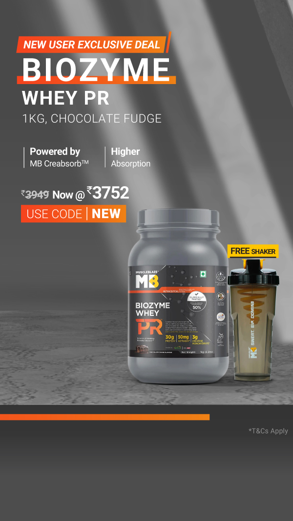 MuscleBlaze Facebook ad