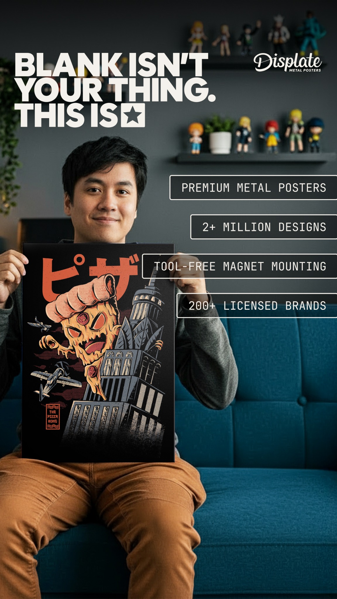 Displate Facebook ad