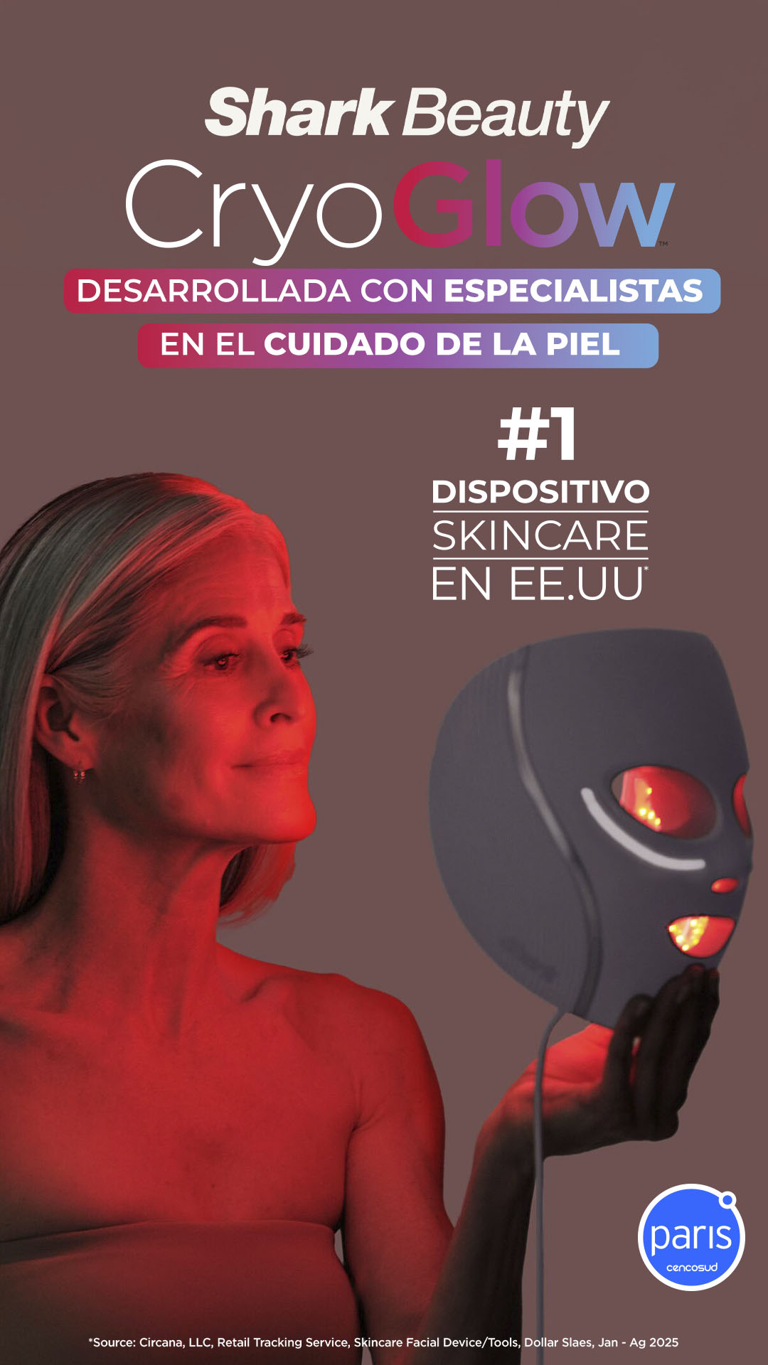 Shark Beauty Chile Facebook ad from Jul 7, 2026