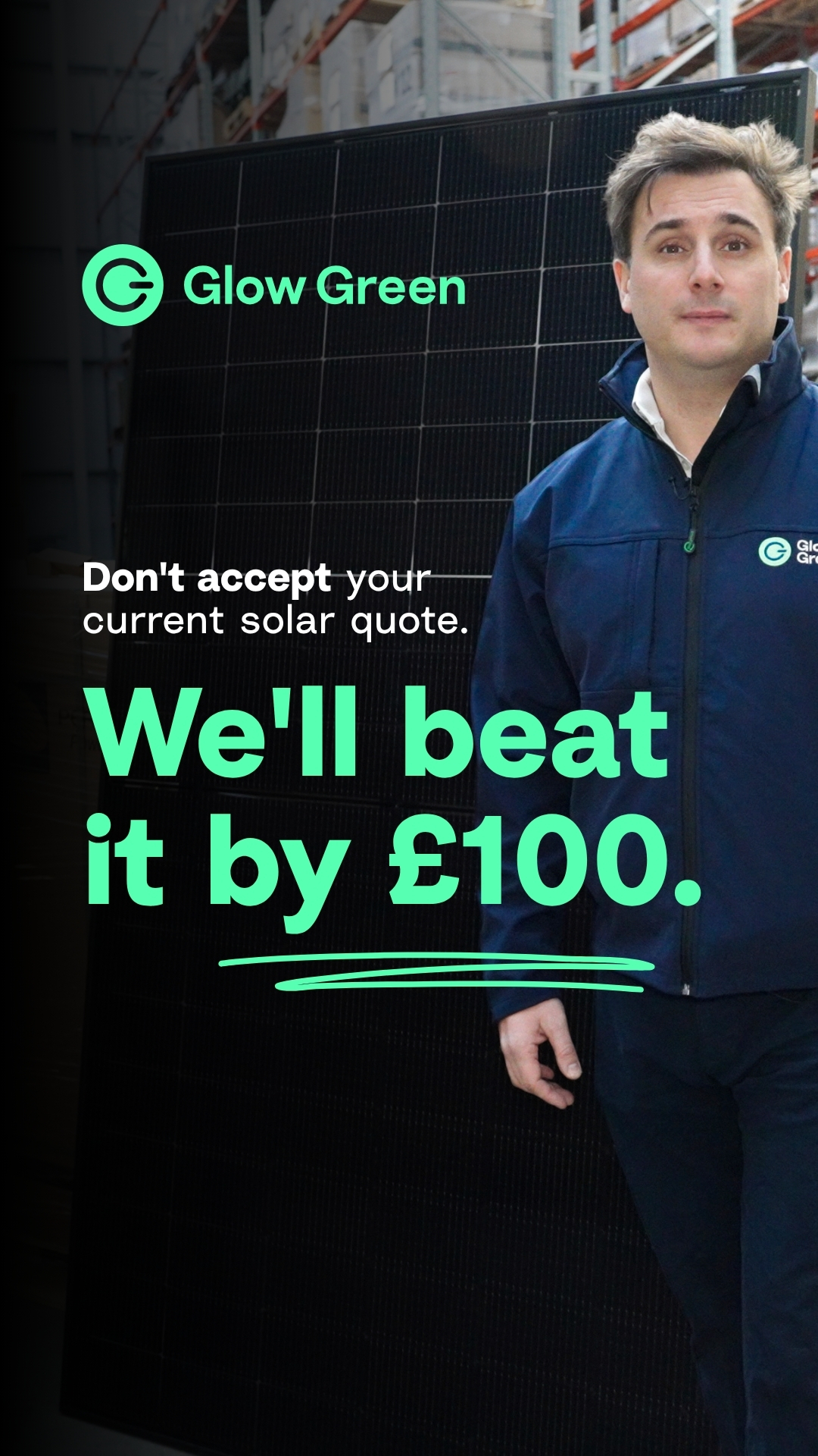 Glow Green Facebook ad