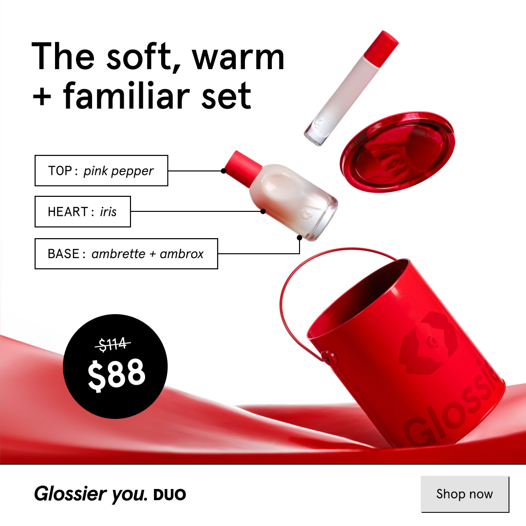 Glossier Facebook ad