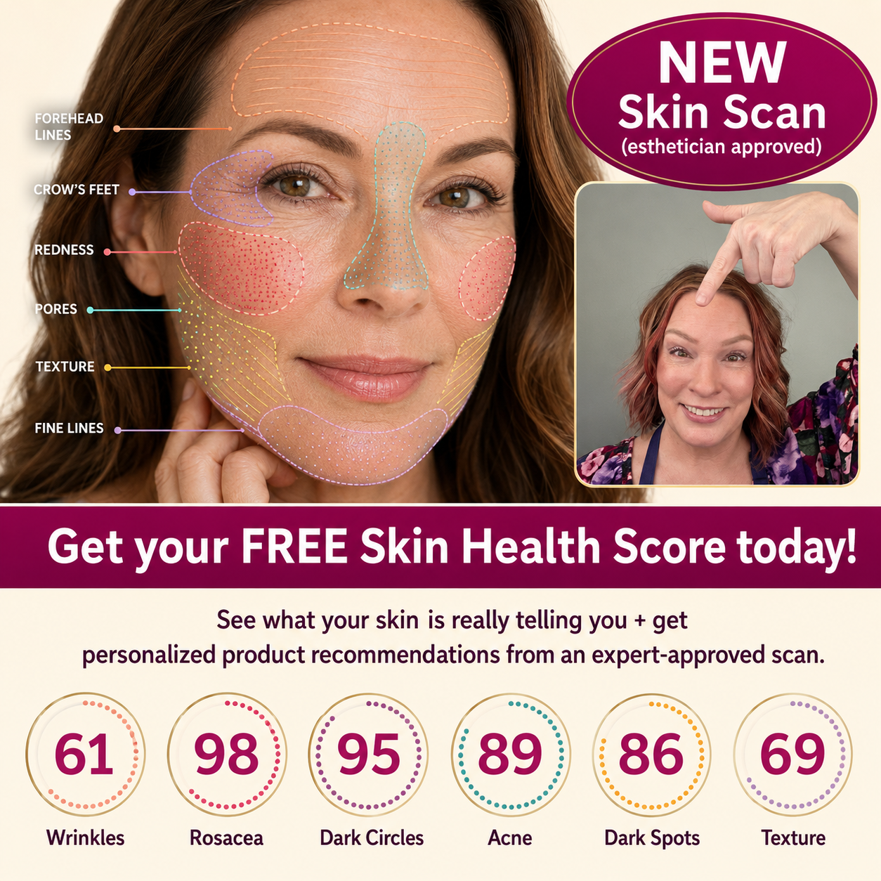 Christine Byer Esthetics Facebook ad