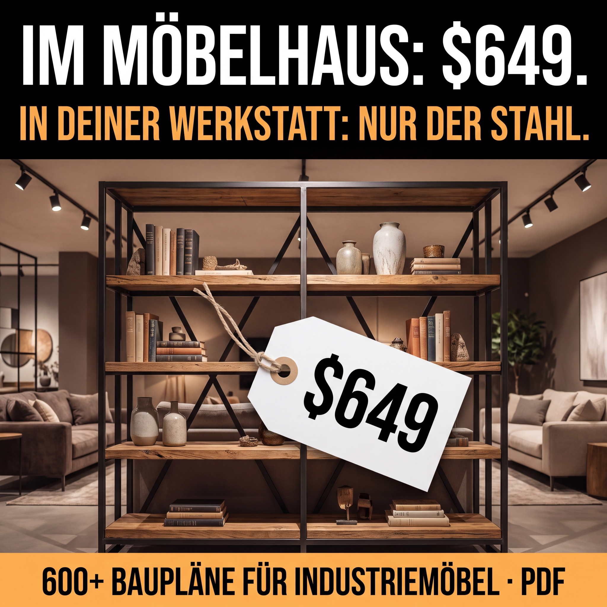 Master Crafts DIY Facebook ad: 600+ Metallbau Projekte