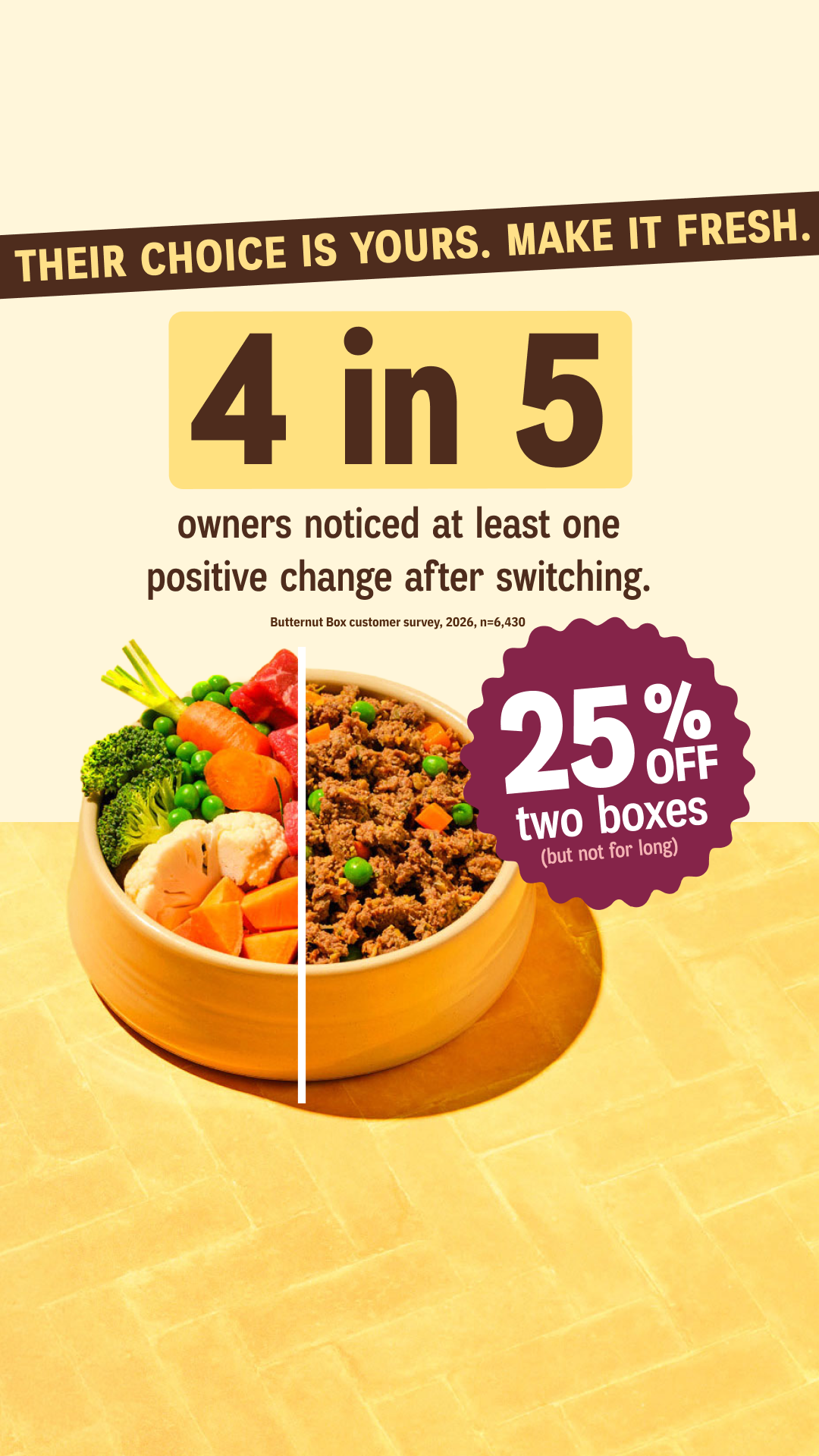 Butternut Box Facebook ad