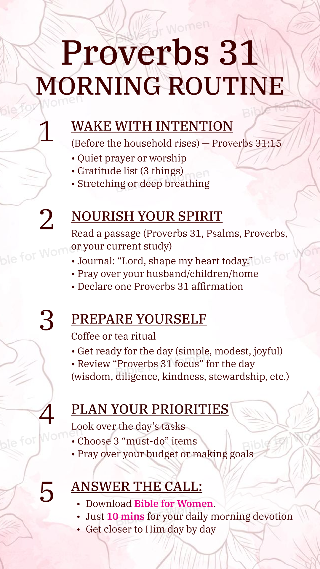 Bible for Women Facebook ad