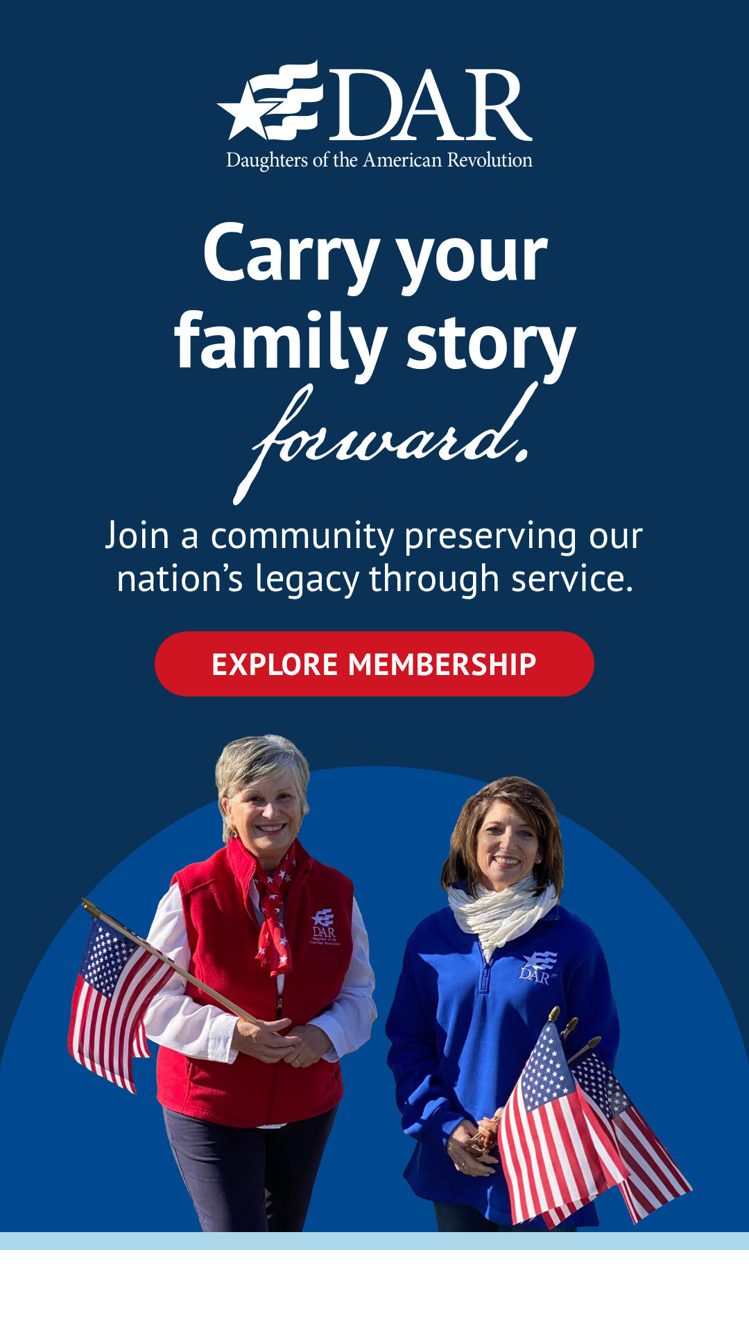 Daughters of the American Revolution National Headquarters Facebook ad from May 7, 2026