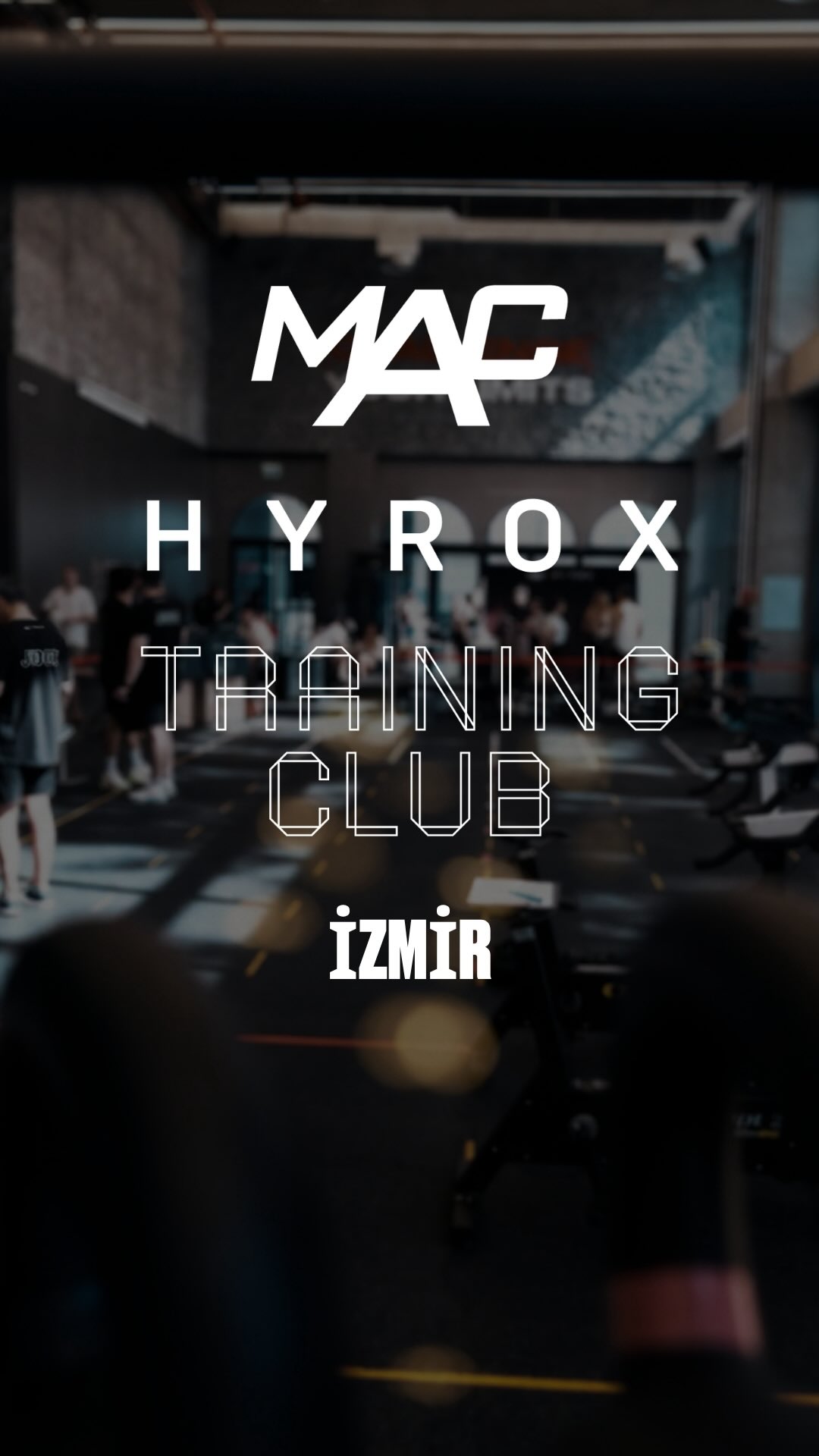 MACFit Facebook ad: İzmir’de HYROX yarışına, MAC HYROX Simülasyonu’yla…