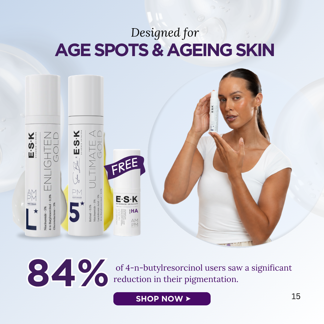 ESK  Evidence Skincare Facebook ad