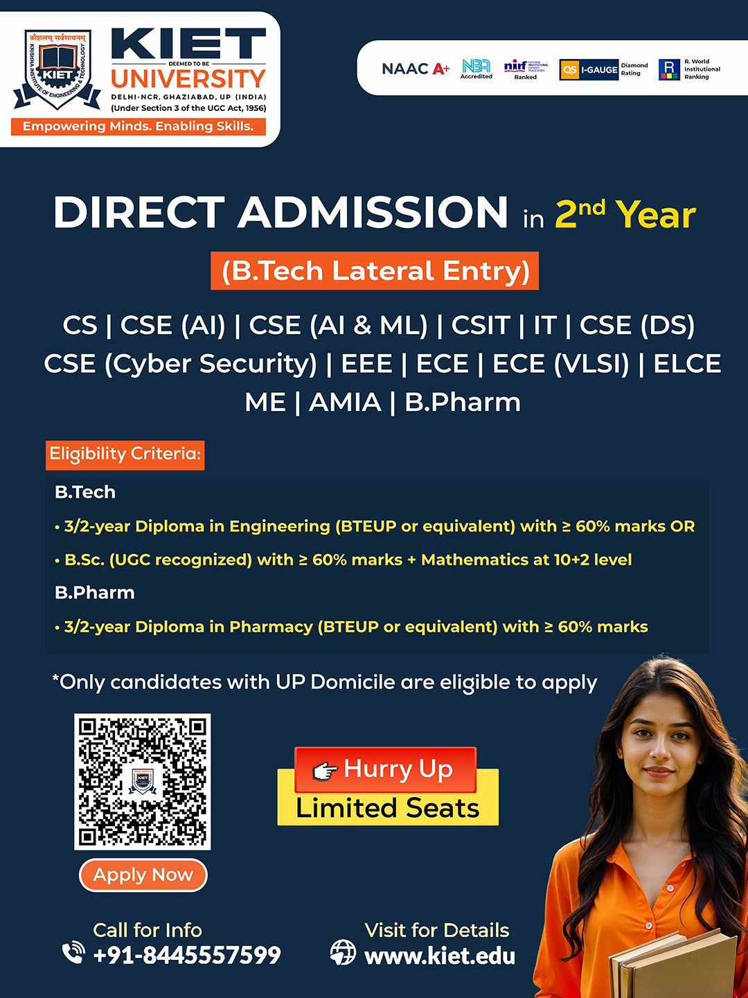 KIET Deemed to be University Facebook ad: Best Private college in Delhi NCR | KIET Deemed to be…